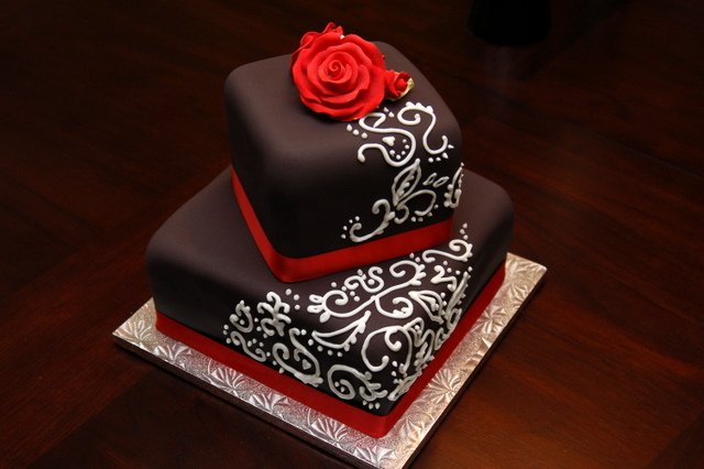 Image result for red birthday cake